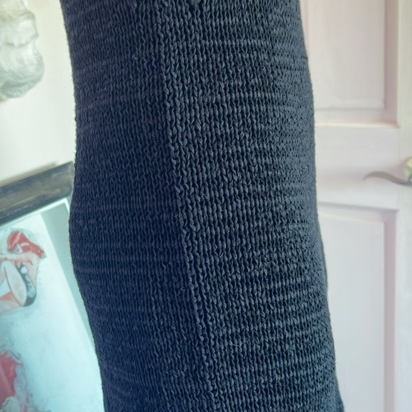 Vince long black knitted dress NWT Perfect condition no damaged just stored away - Picture 8 of 9